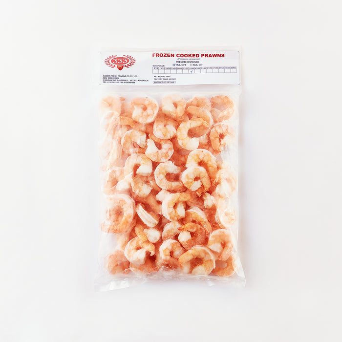 Cooked Prawn size 31/40. 700gr x 10 bags/CARTON