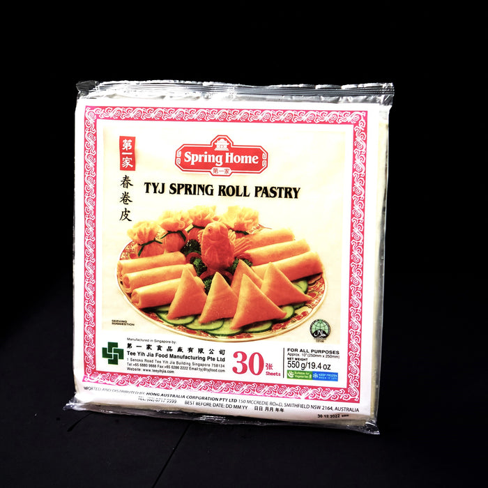 Spring roll Pastry 10''(250mm) .  30 sheet x 30packs/ CARTON